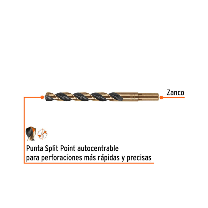 Broca HSS 29/64' Trugold para metal, Truper Expert 11160