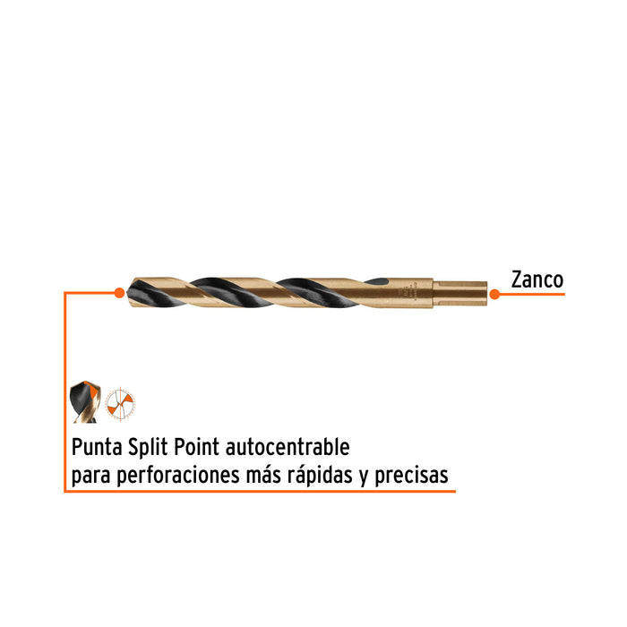 Broca HSS 5/8' Trugold para metal en blíster, Expert 12751