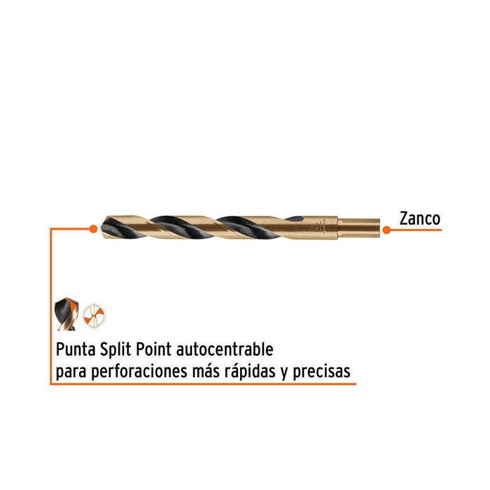 Broca HSS 5/8' Trugold para metal, Truper Expert 11170