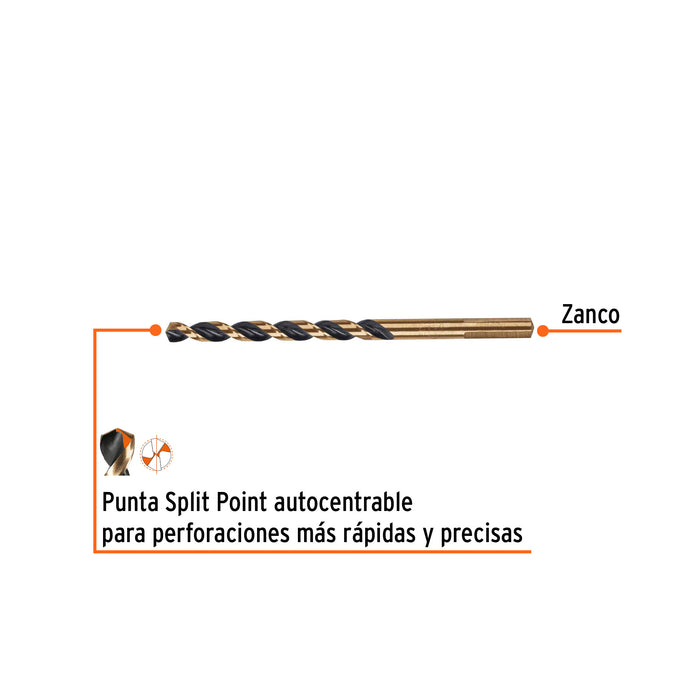 Broca HSS 7/32' Trugold para metal en blíster, Expert 12745