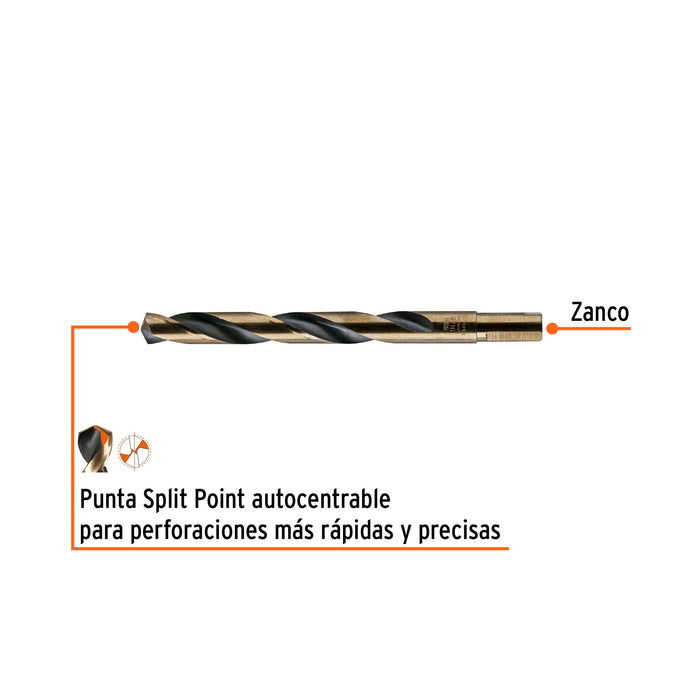 Broca HSS 9/16' Trugold para metal, Truper Expert 11168