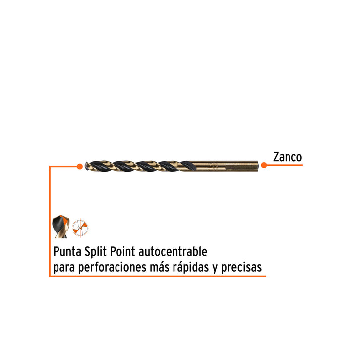Broca HSS 9/32' Trugold para metal, Truper Expert 11138