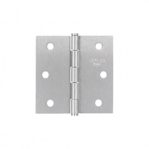 Bisagra cuadrada 2-1/2', satinado, cabeza plana, Basic 25107 BC-253PP