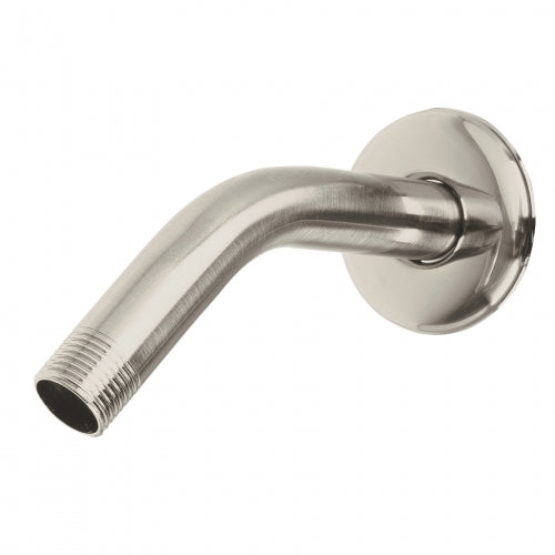 Brazo corto con chapetón para regadera, satín, Foset Aqua 47646 BCH-500N