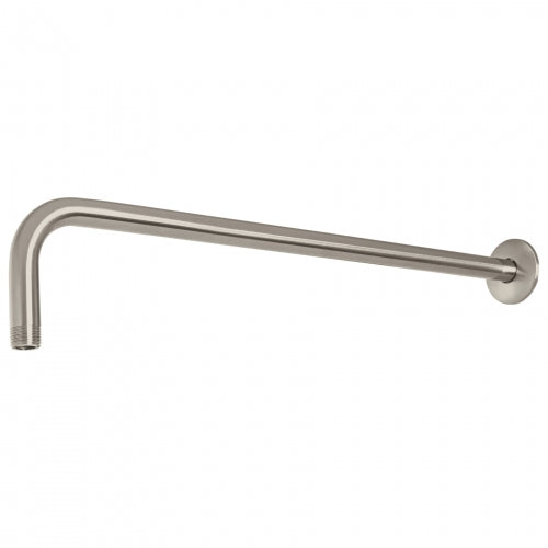 Brazo recto 50 cm con chapetón para regadera, satín, Foset 47753 BCH-650N
