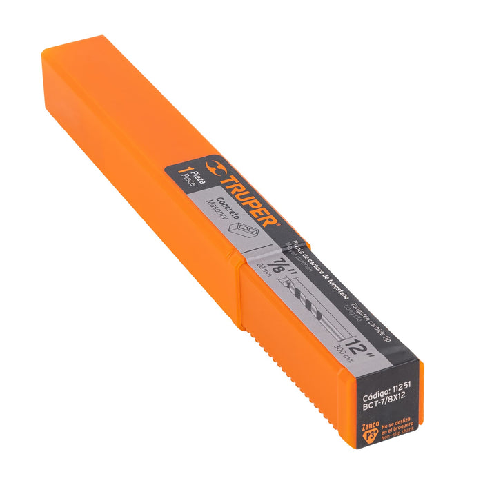 Broca para concreto de 7/8 x 12', Truper Código: 11251