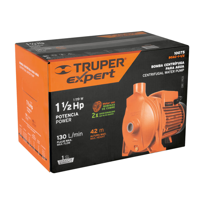 Bomba centrífuga para agua modelo europeo, 1 HP, Expert 10074 BOAC-1