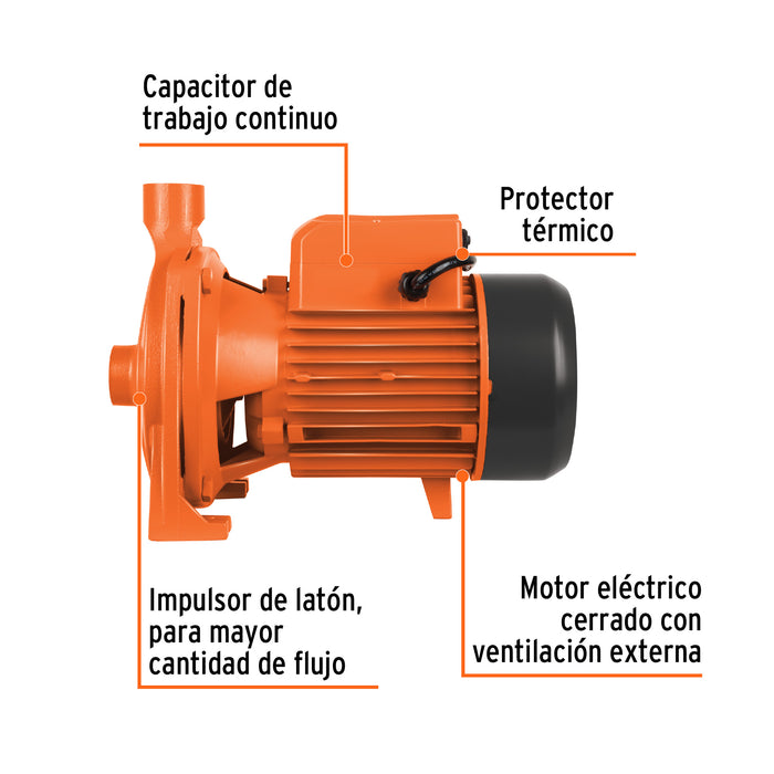 Bomba centrífuga para agua modelo europeo,1-1/2 HP, Expert 10075