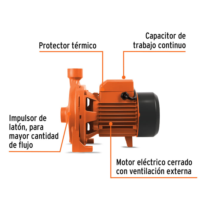 Bomba centrífuga para agua modelo europeo, 3/4 HP, Expert 10073