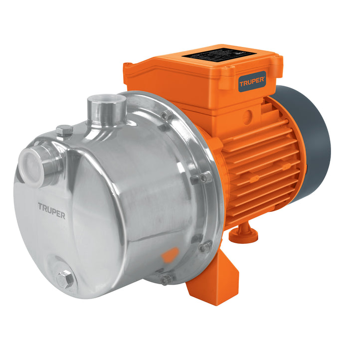 Bomba eléctrica tipo jet para agua,acero inoxidable,1-1/2 HP Código: 101102