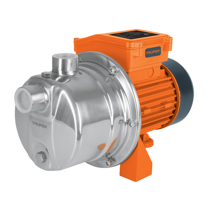 Bomba eléctrica tipo jet para agua, acero inoxidable, 1/2 HP Código: 13555