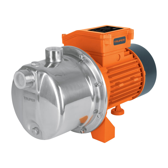 Bomba eléctrica tipo jet para agua, acero inoxidable, 3/4 HP Código: 13557