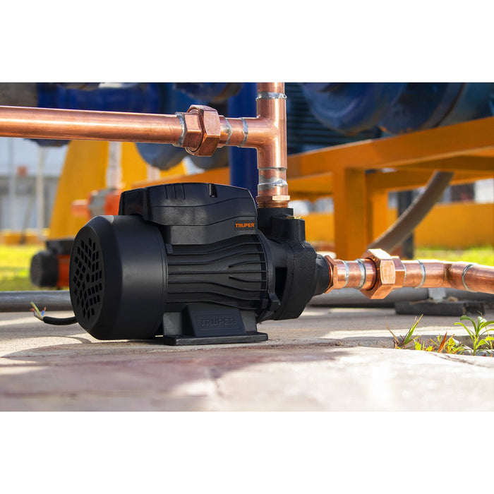 Bomba periférica 1/2 HP, altura máxima 40 m, Truper Código: 12111