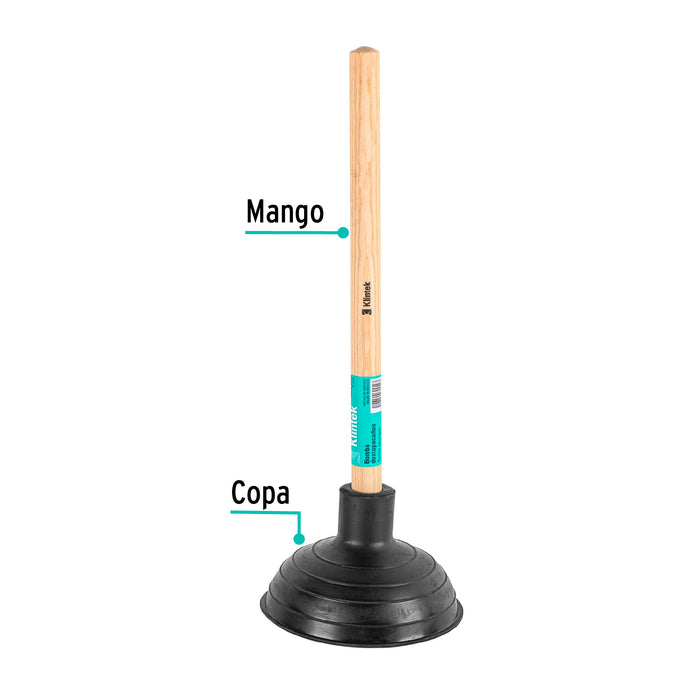 Bomba destapacaños de 15 cm, Klintek 55850 BODE-6