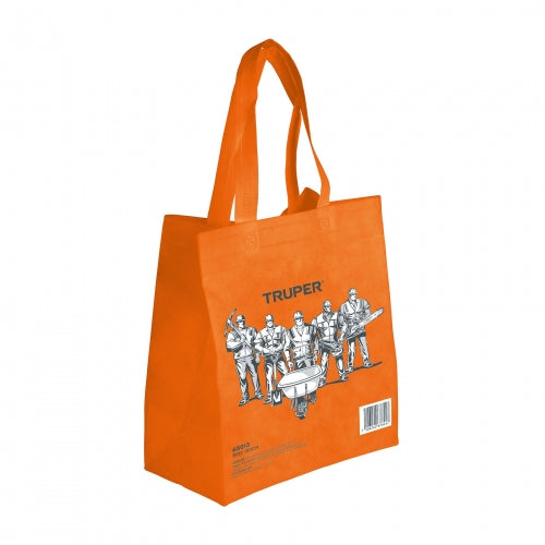Bolsa ecológica naranja de 30 x 34 cm, Truper 65013 BOEC-30X34