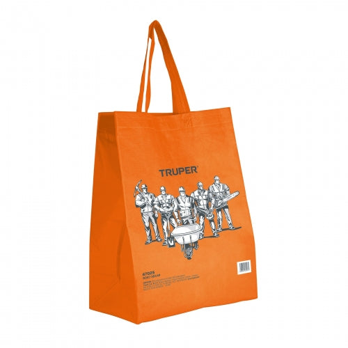 Bolsa ecológica naranja de 38 x 49 cm, Truper 67025 BOEC-38X49