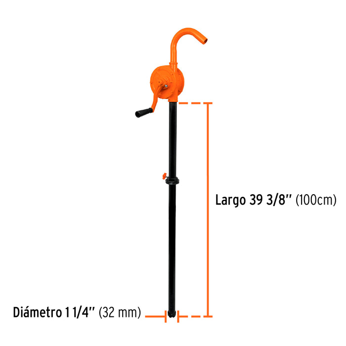 Bomba extractora de aceites con manivela, Truper 10067 BOMEX-25