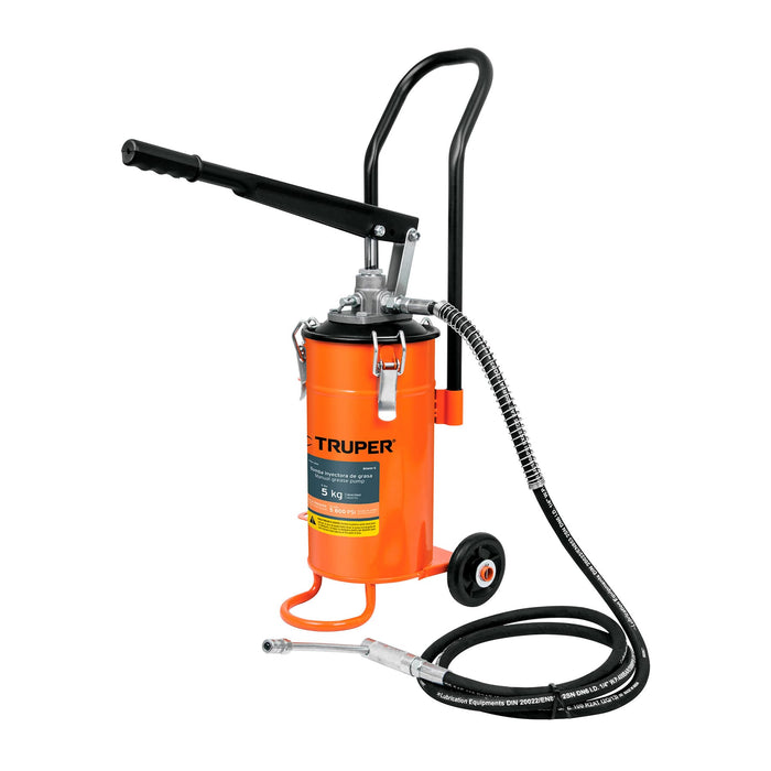 Bomba inyectora de grasa, 5 kg, Truper 16866 BOMIN-5