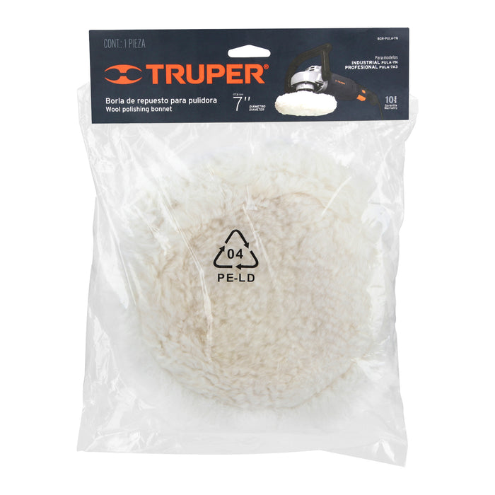 Pulidora velocidad variable 7', 1200 W, industrial, Truper 16673 PULA-7N