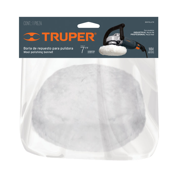 Pulidora velocidad variable 7', 1200 W, industrial, Truper 16673 PULA-7N