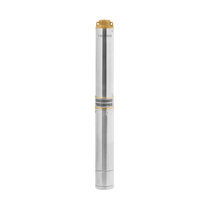 Bomba sumergible, tipo bala, 1-1/2HP, a/limpia, 220V, Truper 102976 BOS-1-1/2LM-2
