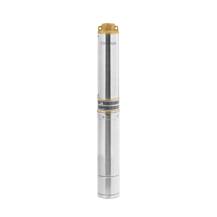Bomba sumergible, tipo bala, 1 HP, a/limpia, 220V, Truper 102975 BOS-1LM-2