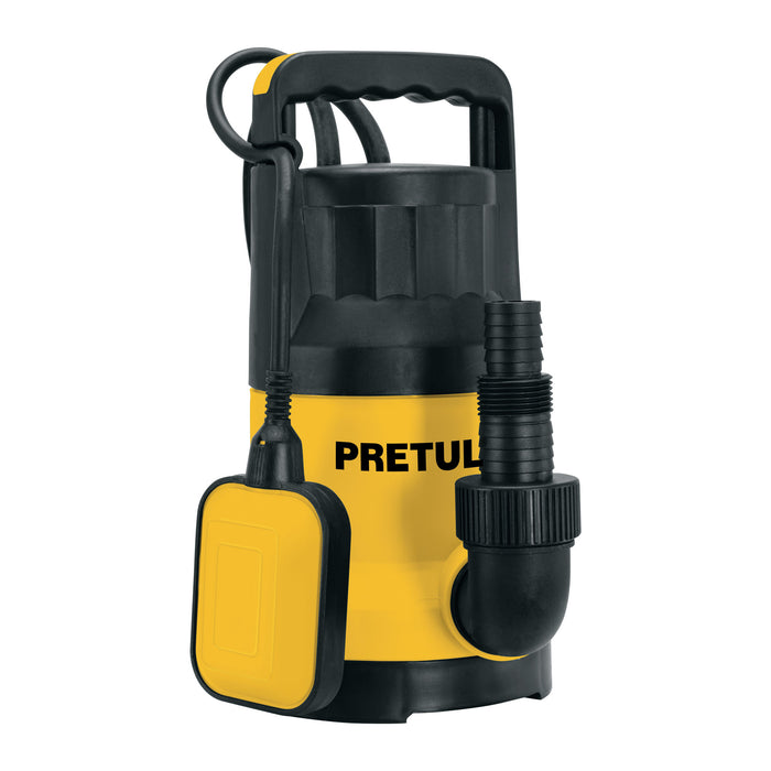 Bomba sumergible plástica, 1 HP para agua limpia, Pretul 27197 BOS-1LPP