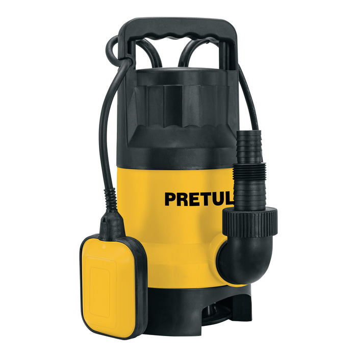 Bomba sumergible plástica, 1 HP para agua sucia, Pretul 27198 BOS-1SPP