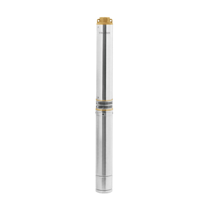 Bomba sumergible, tipo bala, 2 HP, a/limpia, 220V, Truper 102977 BOS-2LM-2