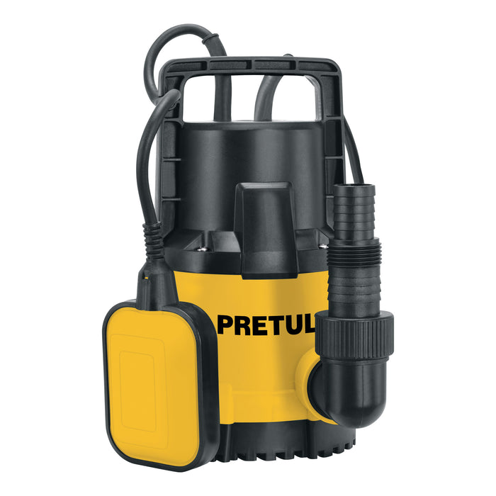 Bomba sumergible plástica, 3/4 HP para agua limpia, Pretul 27196