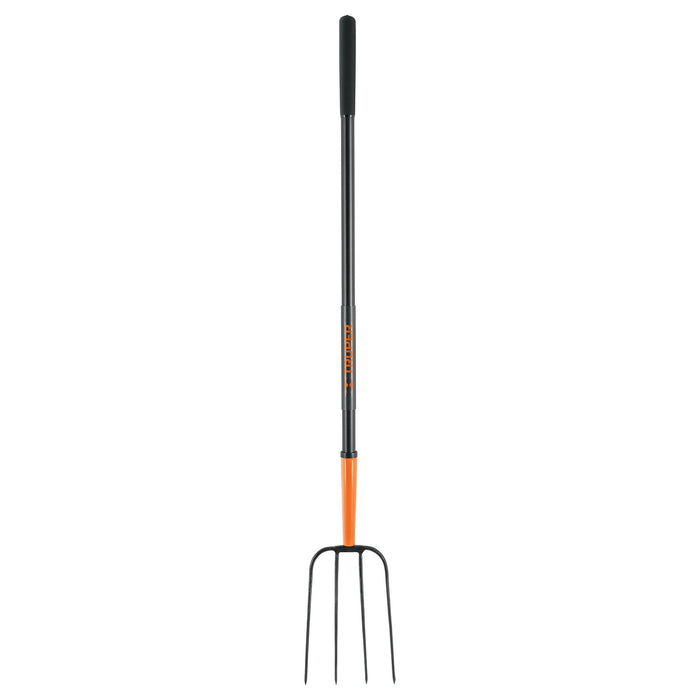 Bieldo para paja, 4 dientes, mgo largo de acero 48' 102100 BPJ-4M