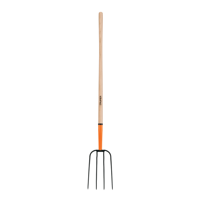 Bieldo para paja, 4 dientes, mgo largo 48', Truper 11003 BPJ-4