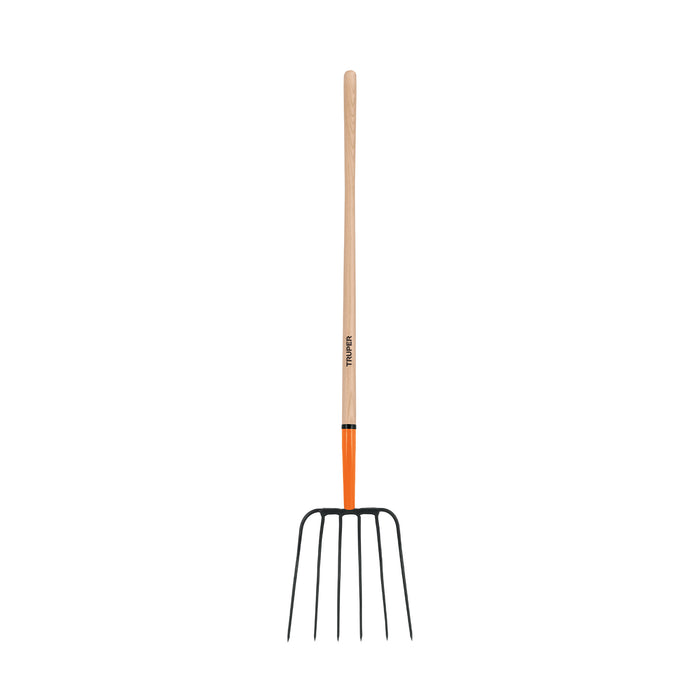 Bieldo para paja, 6 dientes, mgo largo 48', Truper 11009 BPJ-6