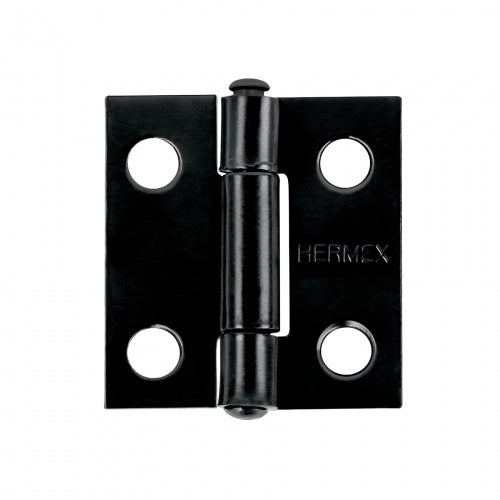 Bisagra rectangular 1' negra, Hermex 45632 BR-106