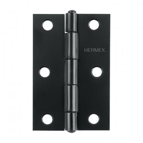 Bisagra rectangular 3' negra, Hermex 45636 BR-306