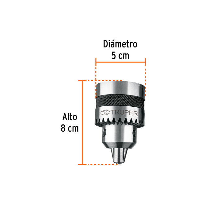Broquero de 1/2' para taladro de piso, Truper Código: 15477
