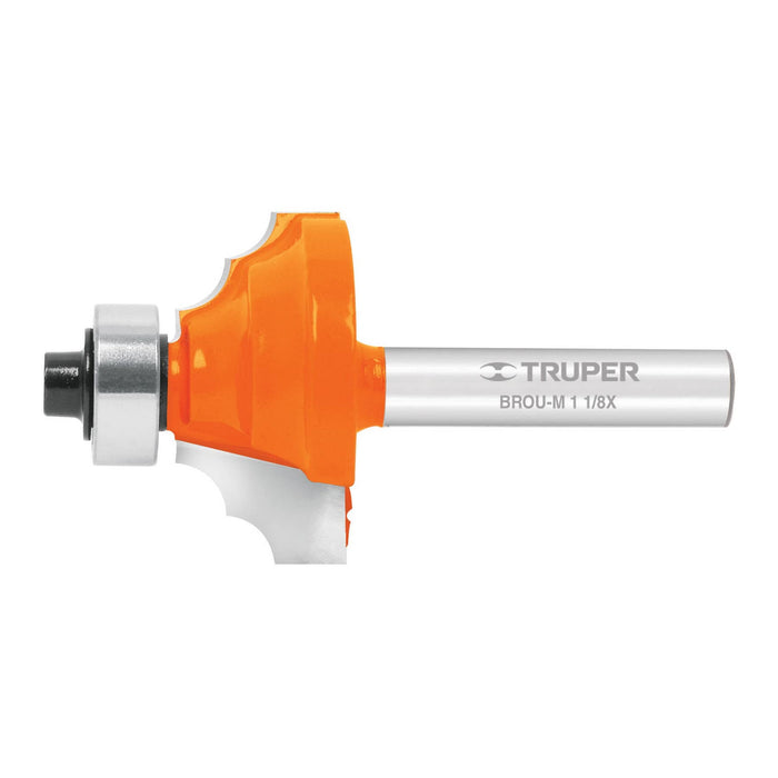Broca para router, moldura clásica, 1-1/8' con balero,Truper Código: 11486