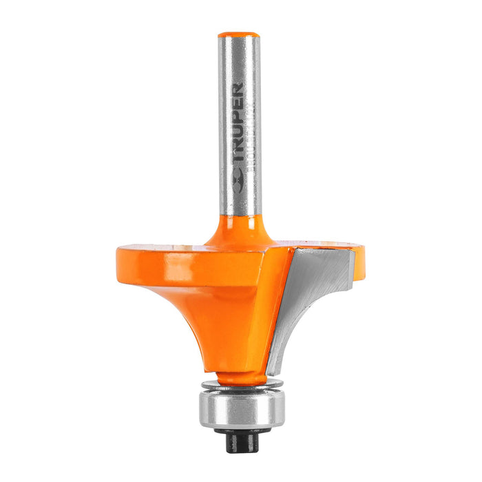 Broca para router, redondeado, 1-1/2' con balero, Truper Código: 11471