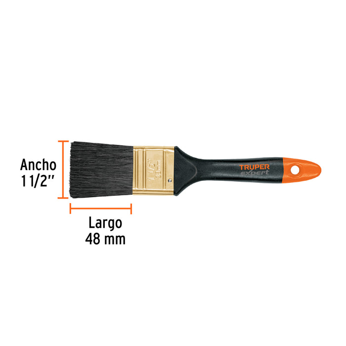 Brocha profesional de 1-1/2' mango de plástico, Expert 17861