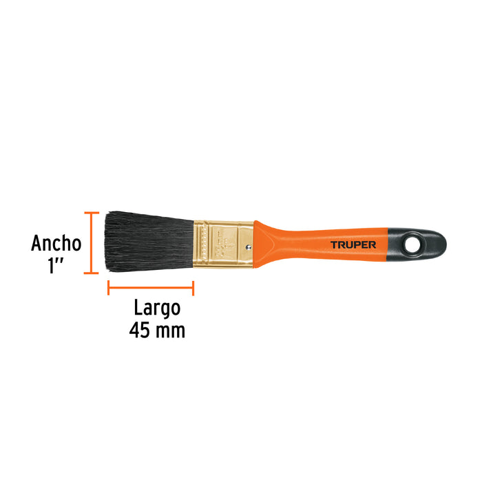 Brocha profesional de 1-1/2' con mango de plástico, Truper Código: 14482