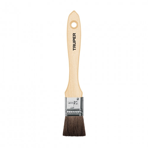 Brocha pelo de camello de 1' con mango de madera, Truper 12466 BRT-1C