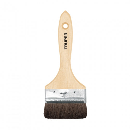Brocha pelo de camello de 3' con mango de madera, Truper 12469 BRT-3C