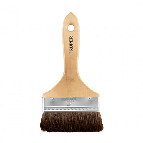 Brocha pelo de camello de 4' con mango de madera, Truper 12470 BRT-4C