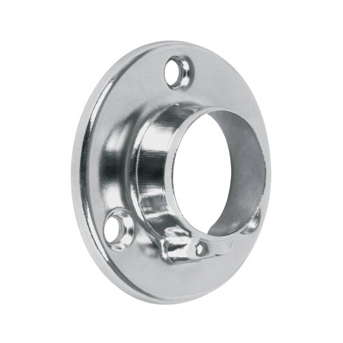 Brida cromada para tubo redondo de clóset, Hermex 48975 BTR-3