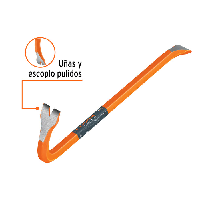 Barreta de uña de 3/4' x 45 cm, Truper 10853 BU-45