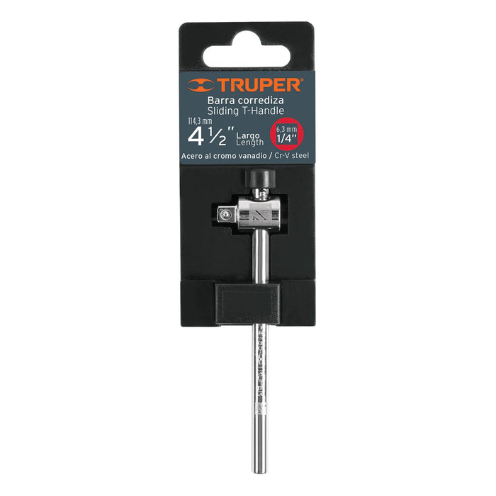 Barra corrediza para dados cuadro 1/4', Truper 13217 C-4785