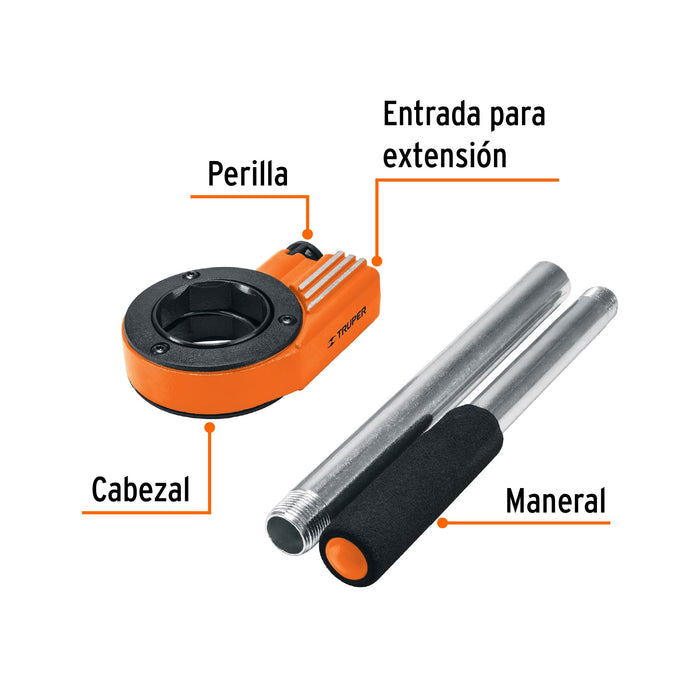 Cabezal para dados TA-850, Truper 13086 CA-850