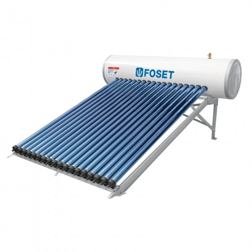 Calentador solar HeatPipe, 18 tubos, 200L, 5 personas, Foset 49966 CALE-18HS
