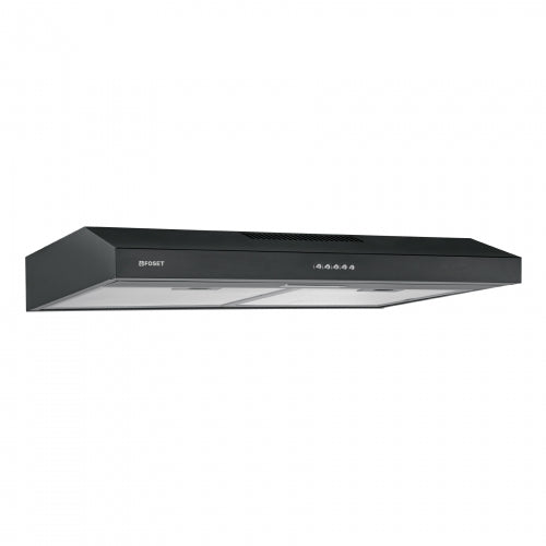 Campana extractora 75 cm, empotrable, negra, Foset 45440 CAME-75M