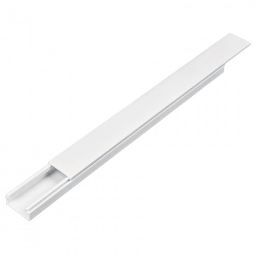 Canaleta de 1 vía 10 x 20 mm, con adhesivo, Volteck 46284 CAN-1020A